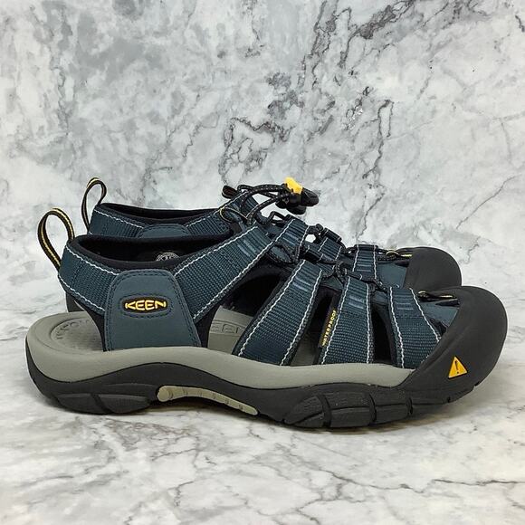 Keen Men\'s Size 9.5 Navy/Medium Grey Newport H2 Sandals Outdoor Hiking P21-6 main image 4